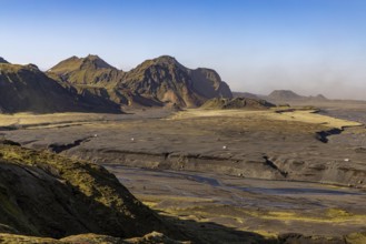 Pakgil volcanic area, south coast, Iceland, Europe