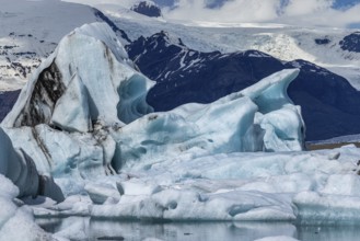 Jökulsarlon glacier lagoon, south coast, Iceland, Europe