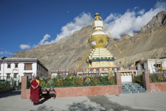 Buddhist gompa, tabo, himachal pradesh, india, asia