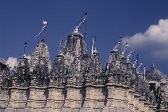 Jain Temple in Ranakpur, Rajasthan, India, Asia