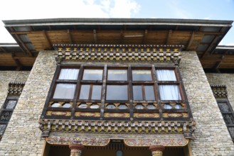 Window, National Museum, Paro, Bhutan, Asia