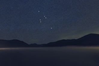 Reticulum star constellation, Night sky, Cluster of stars, Deep space, Reticle constellation, The