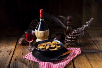 Melitzanes Tiganites fried aubergines in Greek style