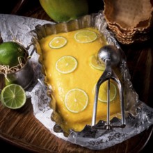 Mango lime ice