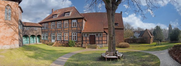 Historic monastery of Walsrode, Lower Saxony, Germany, Lower Saxony, Germany, Europe