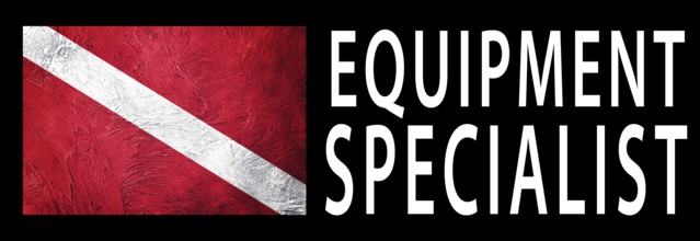 Equipment Specialist, Diver Down Flag, Scuba flag, Scuba Diving