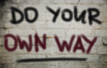 Do Your Own Way Concept