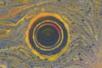 Abstract creative marble pattern texture. Traditional art of Ebru marbling