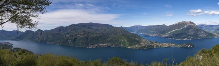 Landscape of Lake Como from mount Palagia