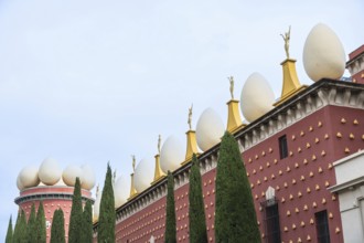 View of the Teatre-Museu Dalí in Figueras, Spain, Europe