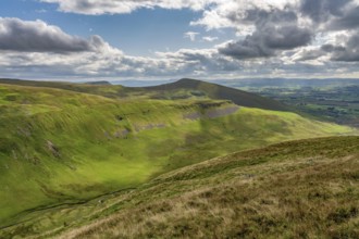 North Pennines landscape on the way between Dufton and High Cup Nick in Cumbria, England, UK