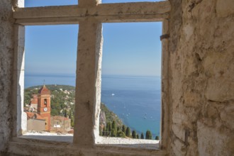 Village of Roquebrune-Cap-Martin on the Mediterranean coast near Monaco