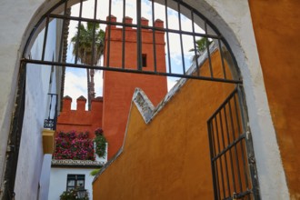 Seville Juderia barrio in Andalusia Sevilla of Spain