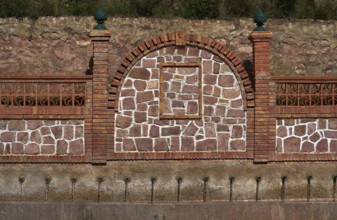 Gatova fountain natural water from Calderona Sierra of Valencia in spain