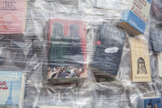 'The Parthenon of Books' by the Argentinian conceptual artist Marta Minujin, banned books,