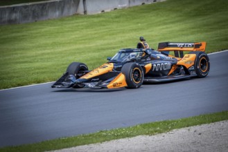 PATO OWARD (5) of Monterey, Mexico practices for the XPEL Grand Prix at Road America in Elkhart