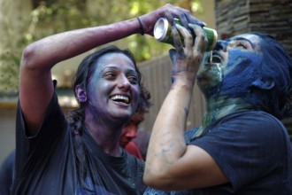 Girl celebrating holi festival MR#364