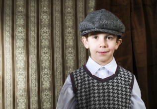 Child vintage clothes . Close up shot