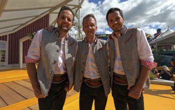 Die Fetzig'n from the Zillertal!!! (music group) in the ARD TV programme Immer wieder sonntags,