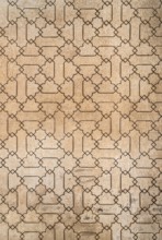 Islamic ornaments on wall. Arab symbols