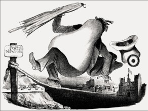 Caricature on Louis Philippe I, King of the French, by Honoré-Victorin Daumier, 1833