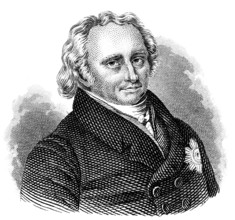 Christoph Wilhelm Hufeland, 1762 - 1836, a German physician, social hygienist and founder of