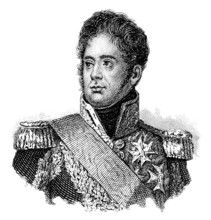 Jacques Alexandre Bernard Law, marquis de Lauriston, 1768 - 1828, a general officer in the French