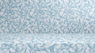 Empty modern studio table room background, product display with copy space for display of your