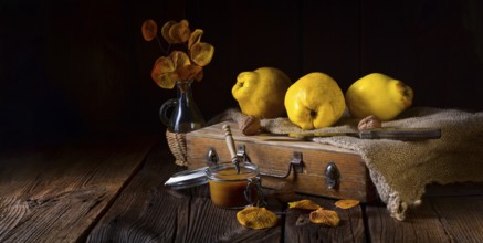 Fresh and tasty quince (Cydonia oblonga)
