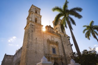 Valladolid San Gervasio church of Yucatan in Mexico