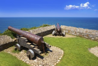 Ribadesella la Guia canon in Asturias of Spain