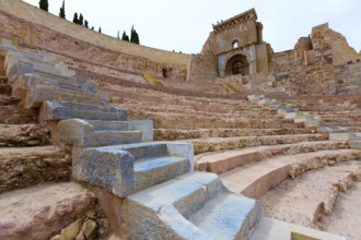 Cartagena Roman Amphitheater in Murcia at Spain