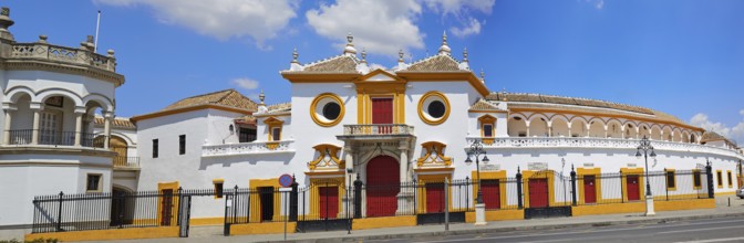 Seville Real Maestranza bullring plaza toros de Sevilla in andalusia Spain