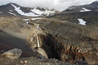 Beautiful landscape of Kamchatka Peninsula: view of Dangerous Canyon (Opasny Canyon), picturesque