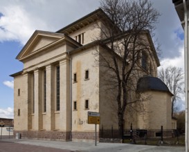 Köthen Anhalt Castle Church of St Maria 74598 View from south-east 1827-32 built by Gottfried