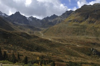 Bielerhöhe biking and hiking mountain region in Montafon, Vorarlberg, Austria, Europe