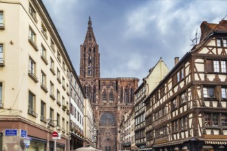 Strasbourg Cathedral also known as Strasbourg Minster, is a Gothic Roman Catholic cathedral in