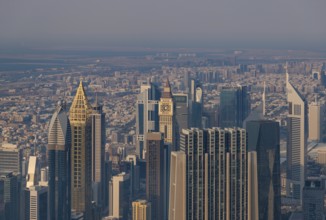 A picture of the tall buildings at the Trade Centre district