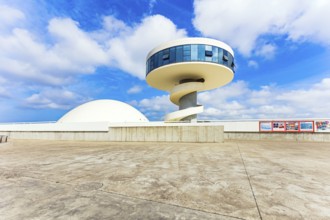 International center of the architect Oscar Niemeyer. The town of Avilas in Asturias. North of