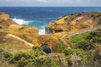 An image of the rough coast at the Great Ocean Road Australia
