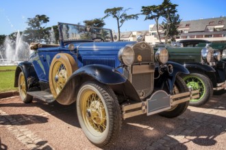 Lisbon, Portugal - Sep 29, 2024: View of classic Ford Model A or A-Model Ford or the A and A-bone