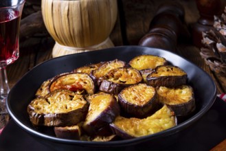 Melitzanes Tiganites - gebratene Auberginen im griechischen Stil
