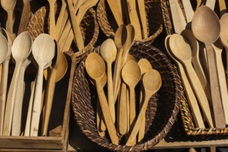 Handmade wooden kitchen utensils spoons wooden kitchen items