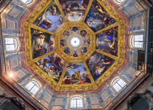 FLORENCE, ITALY, OCTOBER 27, 2015 : interiors and architectural details of Medici chapel, october