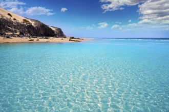 Jandia beach Mal Nombre Fuerteventura at Canary Islands of Spain