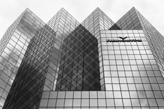 Architecture, black and white image, Montreal, Province of Quebec, Canada, North America