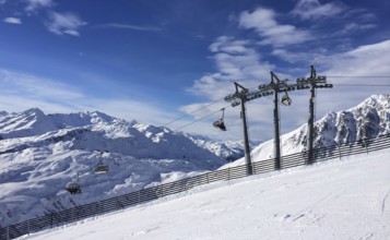 Very steep slope in the St.Christoph in Austria
