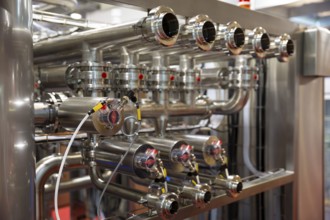 Industrial cleaning system pipes. Sustainable industrial cleaning, deposit and slime removal