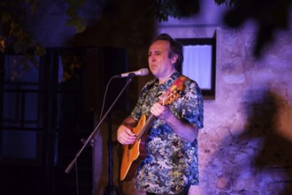 Roger Mas performance, Clastra de Son Amer, Es Llombards - Santanyí, Majorca, Balearic Islands,