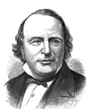 Jean Louis Rodolphe Agassiz, 1807 – 1873, a Swiss-born American biologist and geologist, scholar of